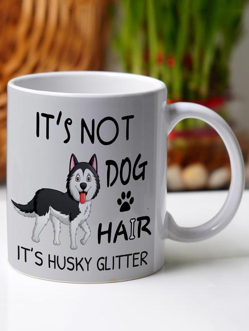crazy corner pomeranian printed mug - 19751699 - Very Small Image - 1