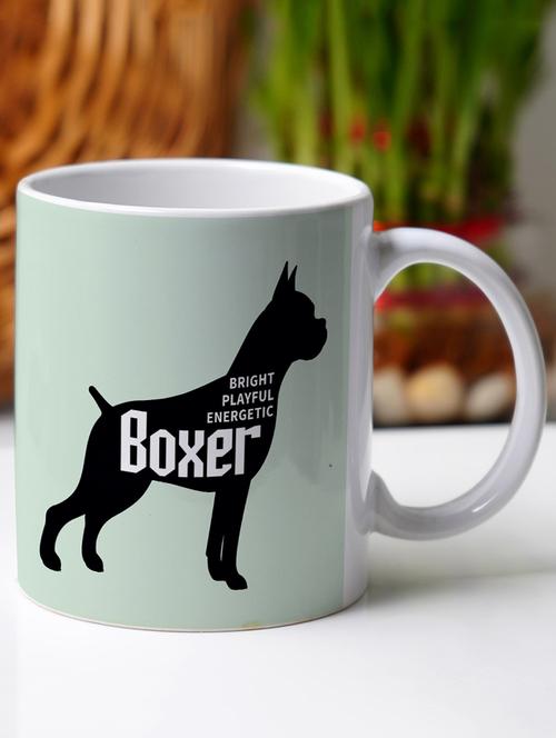 crazy corner pomeranian printed mug - 19751788 - Very Small Image - 1