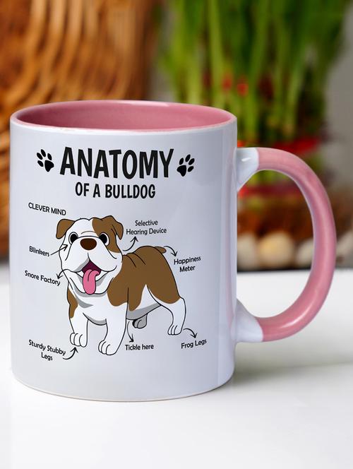 crazy corner pomeranian printed mug - 19751816 - Very Small Image - 1