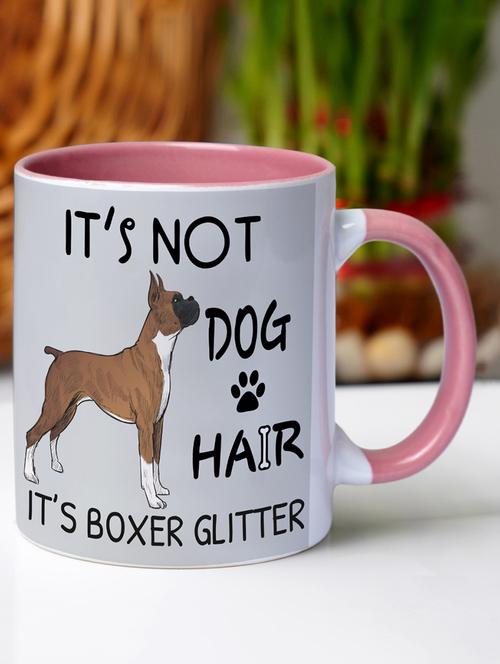 crazy corner pomeranian printed mug - 19751828 - Very Small Image - 1