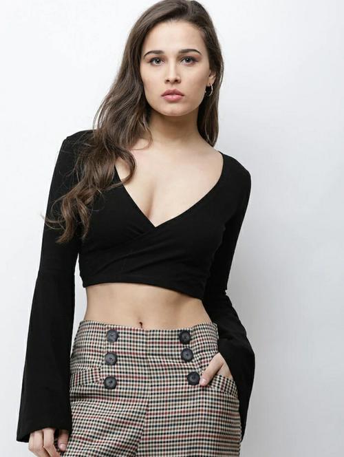solids cotton crop top - 19752811 - Very Small Image - 1