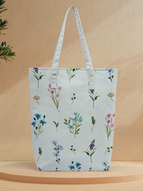 printed canvas regular tote - 19753051 - Very Small Image - 1