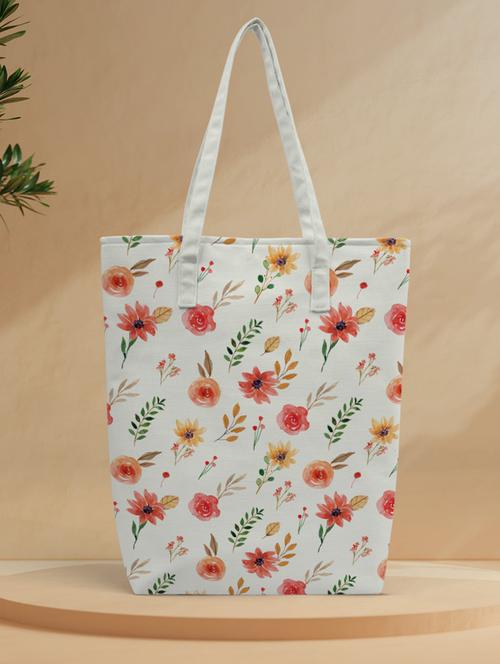 printed canvas regular tote - 19753053 - Very Small Image - 1