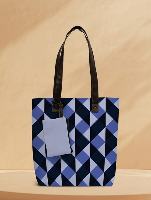 printed canvas regular tote - 19753061 - Very Small Image - 1