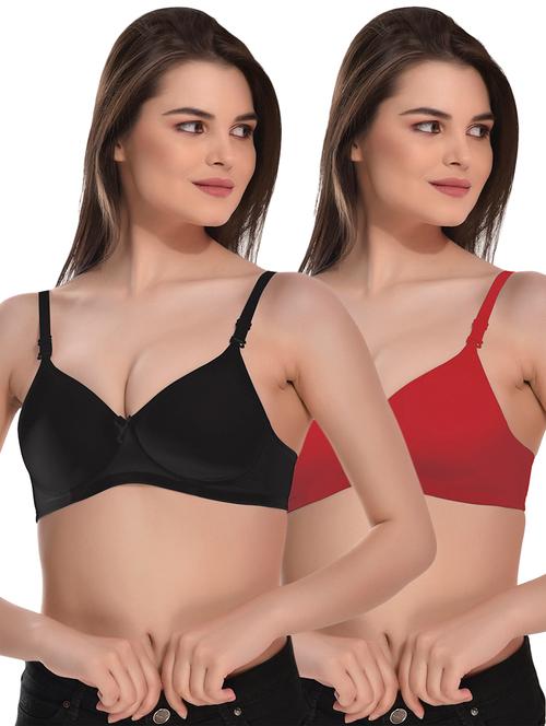 pack of 2 solid t-shirt bra - 19754951 - Very Small Image - 1