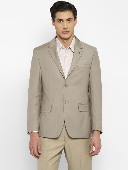 men notched lapel solid formal blazer - 19755259 - Very Small Image - 1