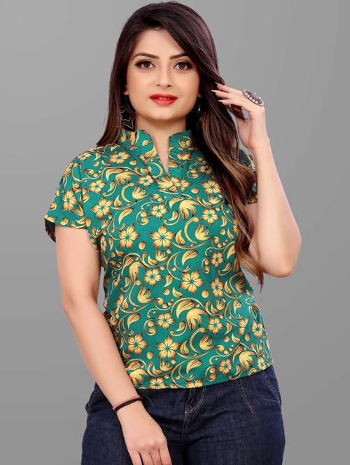florals print regular top - 19755448 - Very Small Image - 1