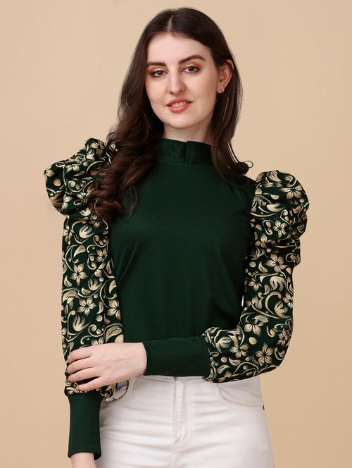 printed polyester regular top - 19755738 - Very Small Image - 1