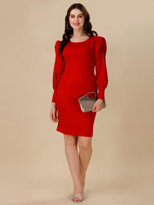 self design bodycon dress - 19755920 - Very Small Image - 1