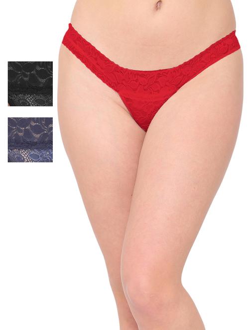 pack of 3 thongs panty - 19756196 - Very Small Image - 1