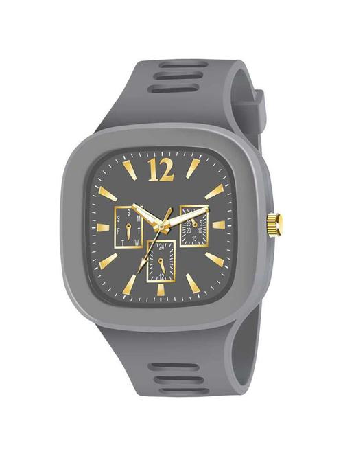 khanderaya mens grey analog watch - 19757602 - Very Small Image - 1
