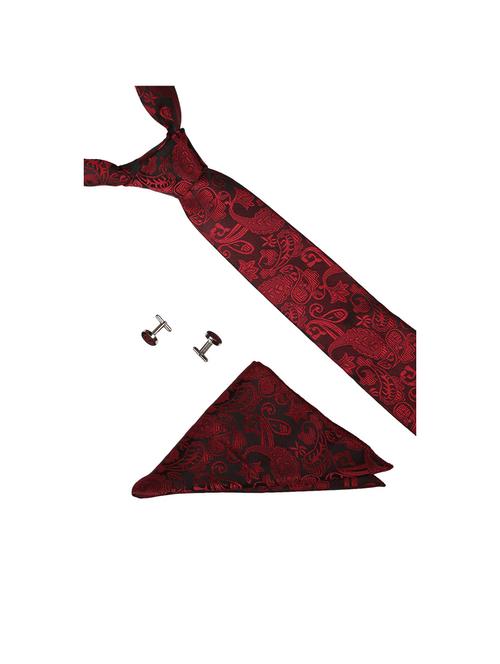 tie, cufflinks & pocket square gift combo - 19759009 - Very Small Image - 1