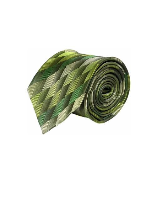 green woven silk tie - 19759456 - Very Small Image - 1