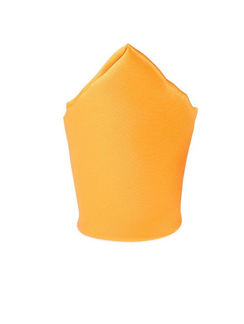 mens yellow solid pocket square - 19760846 - Very Small Image - 1