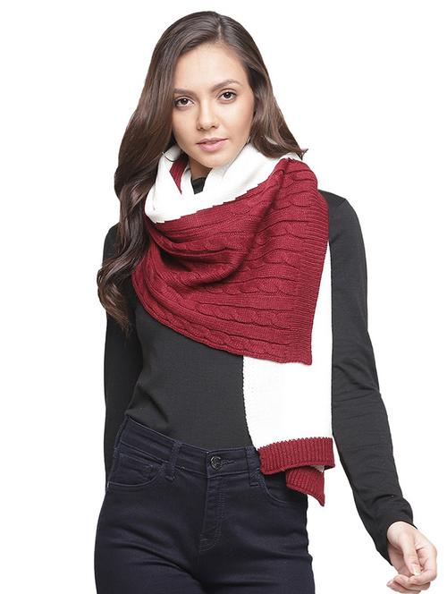 red wool stole - 19761878 - Very Small Image - 1