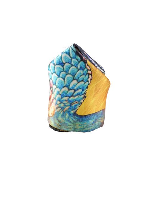 tossido printed pocket square - 19761940 - Very Small Image - 1