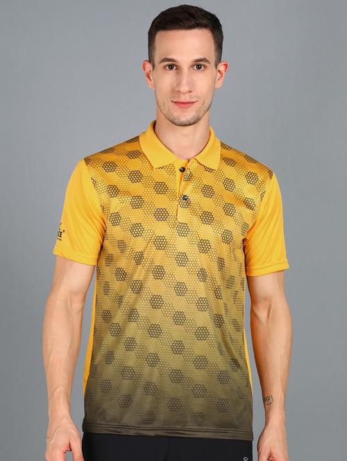 yellow printed t-shirt - 19765648 - Very Small Image - 1