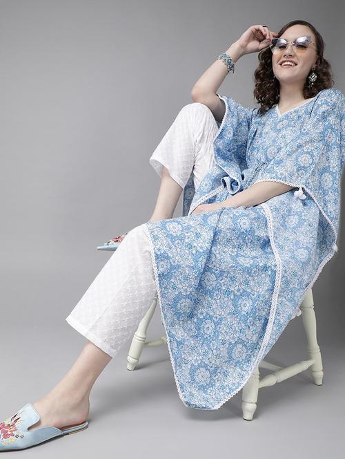 printed kaftan set - 19766080 - Very Small Image - 1