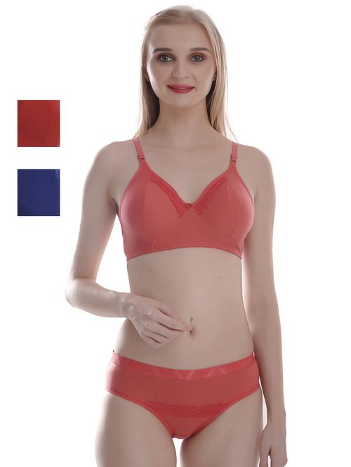 pack of 3 bra and panty set - 19771930 - Very Small Image - 1