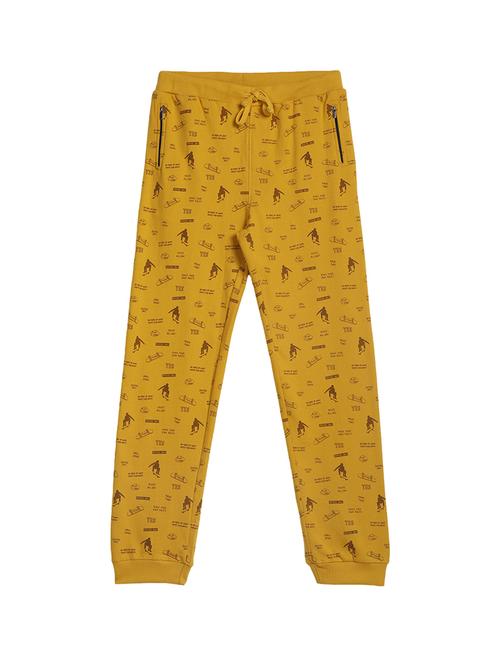 yellow printed cotton pyjama - 19772323 - Very Small Image - 1