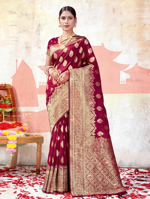 self design woven saree - 19774716 - Very Small Image - 1