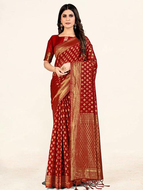 self design woven saree - 19774725 - Very Small Image - 1