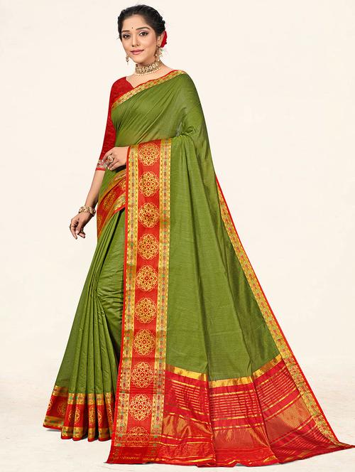self design woven saree - 19774767 - Very Small Image - 1