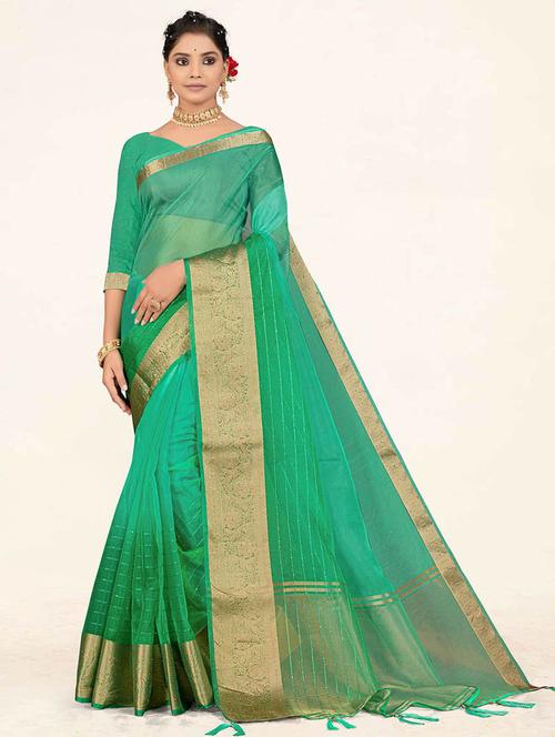self design woven saree - 19774811 - Very Small Image - 1