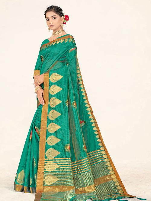 self design woven saree - 19774815 - Very Small Image - 1