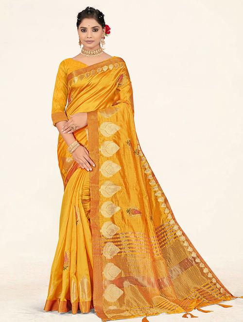 self design woven saree - 19774818 - Very Small Image - 1