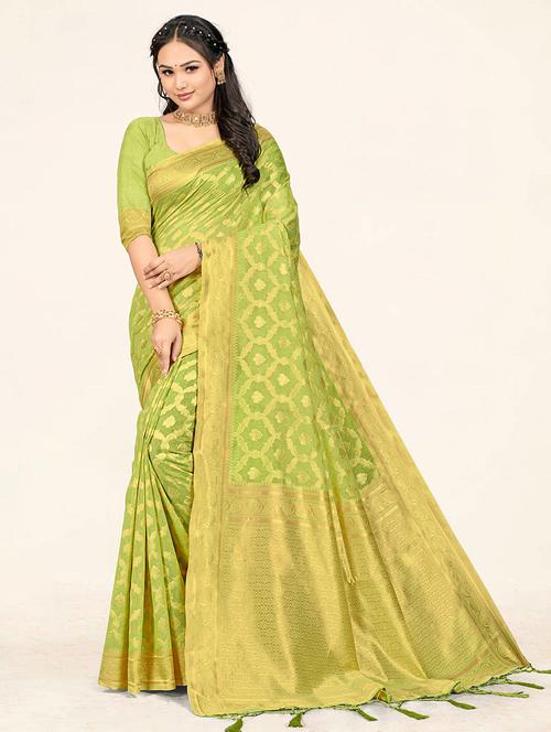 self design woven saree - 19774840 - Very Small Image - 1