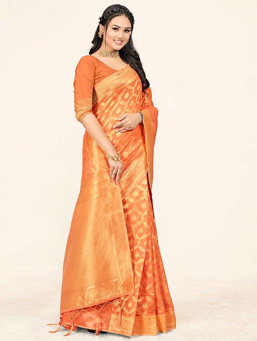 self design woven saree - 19774841 - Very Small Image - 1