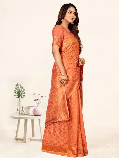 self design woven saree - 19774965 - Very Small Image - 1