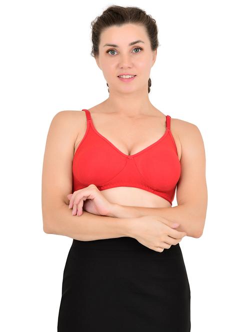 red solid regular bra - 19776093 - Very Small Image - 1