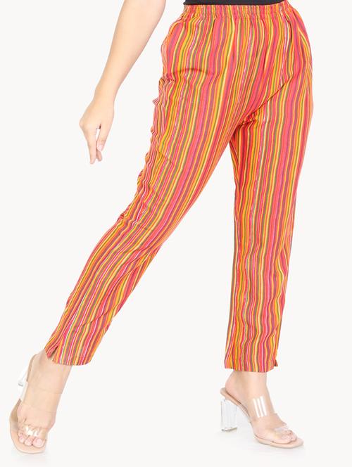 orange printed cotton pajamas - 19778969 - Very Small Image - 1