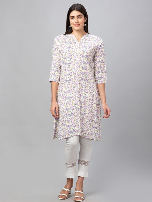 women's straight kurta - 19779202 - Very Small Image - 1