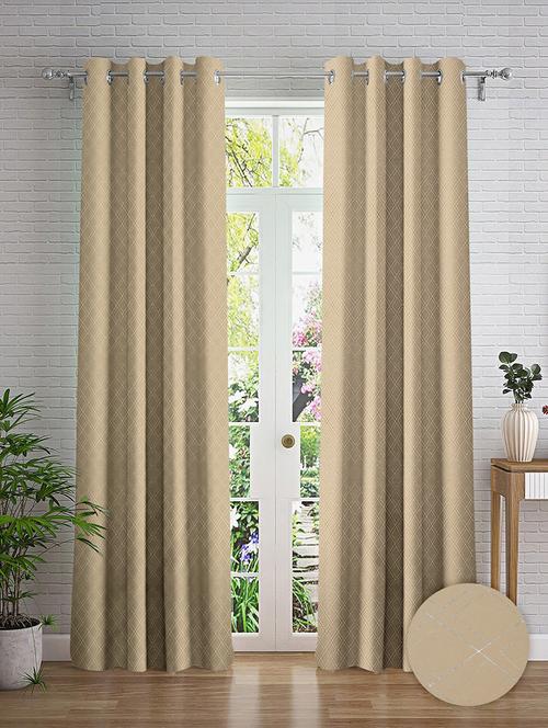 set of 2 long printed door curtains - 19779379 - Very Small Image - 1