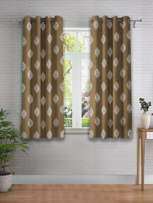 pack of 2 printed window curtains - 19779384 - Very Small Image - 1
