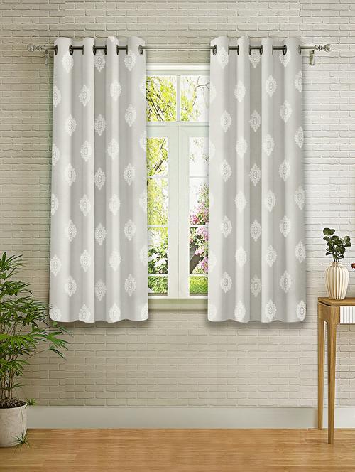 pack of 2 printed window curtains - 19779389 - Very Small Image - 1