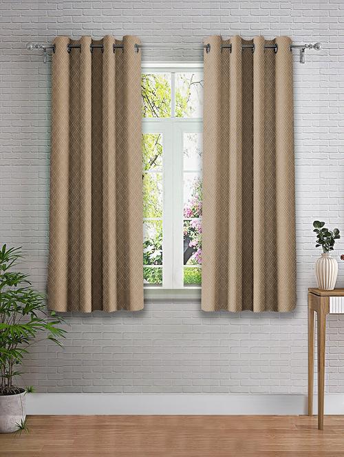 pack of 2 printed window curtains - 19779423 - Very Small Image - 1