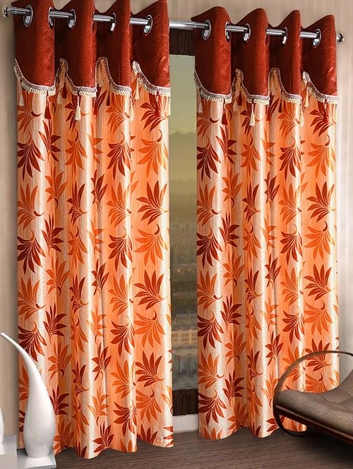 cortina designer eyelet printed home curtains - 19779453 - Very Small Image - 1