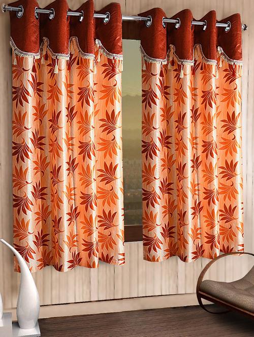 cortina designer eyelet printed home curtains - 19779454 - Very Small Image - 1