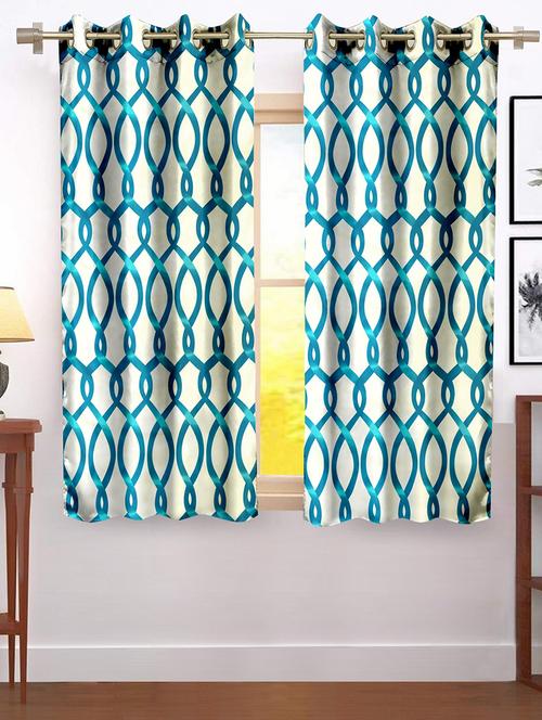 cortina designer eyelet printed home curtains - 19779528 - Very Small Image - 1