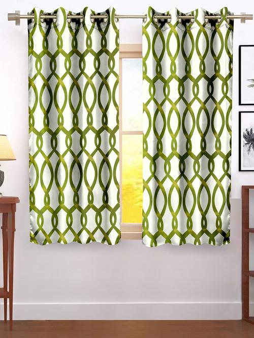 cortina designer eyelet printed home curtains - 19779610 - Very Small Image - 1