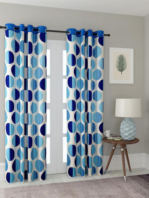 cortina designer eyelet printed home curtains - 19779644 - Very Small Image - 1