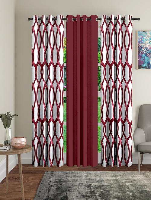 cortina designer eyelet printed home curtains - 19779714 - Very Small Image - 1