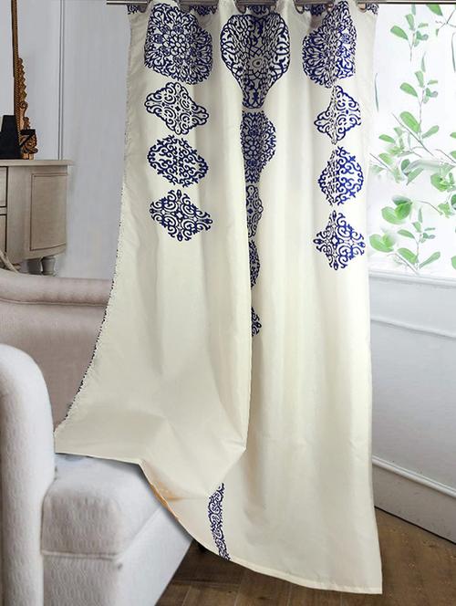 cortina designer eyelet printed home curtains - 19780004 - Very Small Image - 1
