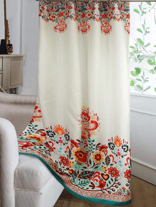 cortina designer eyelet printed home curtains - 19780012 - Very Small Image - 1