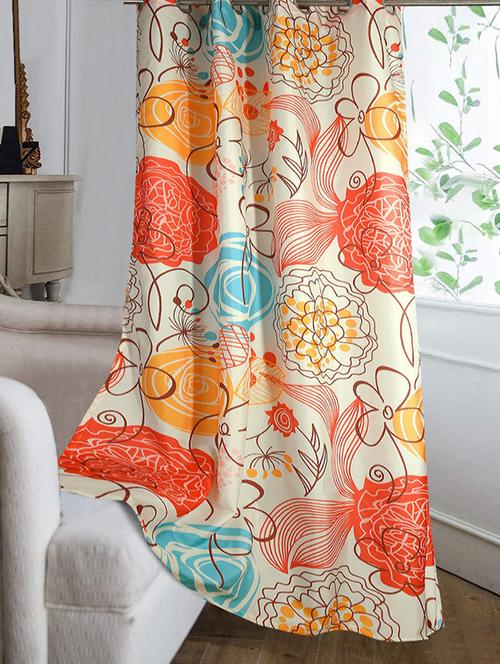 cortina designer eyelet printed home curtains - 19780177 - Very Small Image - 1