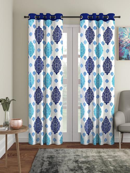 stylish and attractive printed curtains - set of 2 - 19780275 - Very Small Image - 1